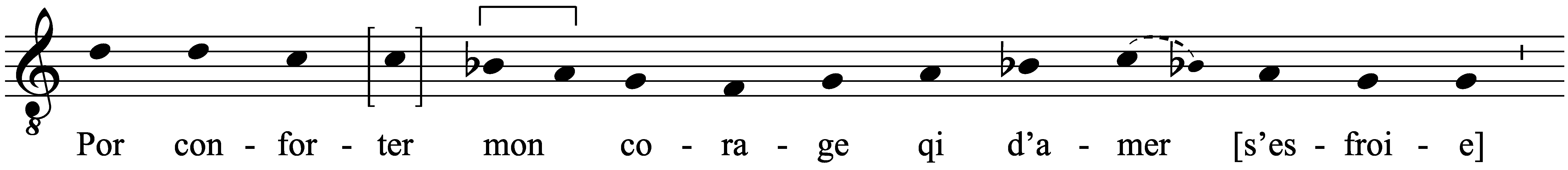 Work musical notation